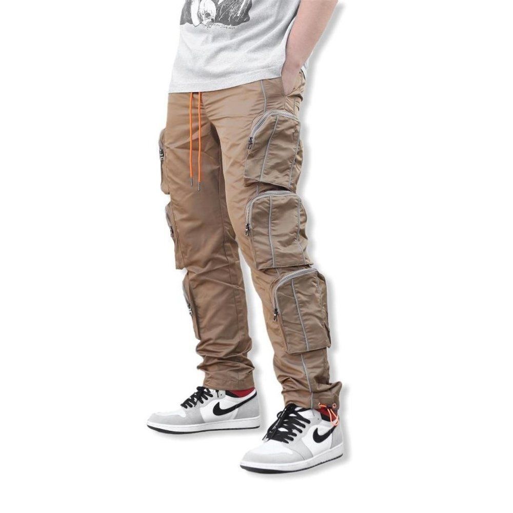 Multi-Pocket Cargo Pants Khaki 